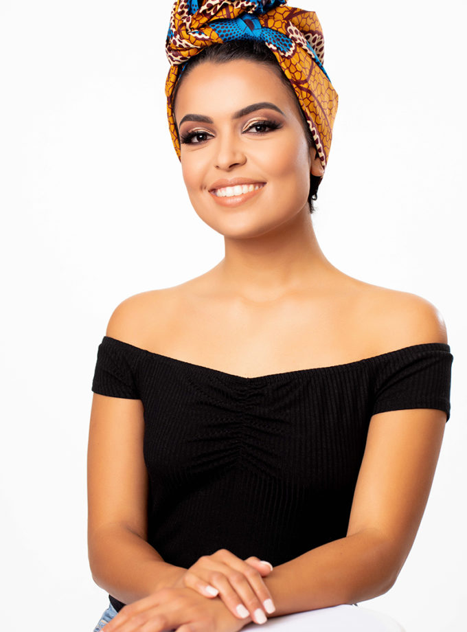 The Earthy Coral Wired Headwrap