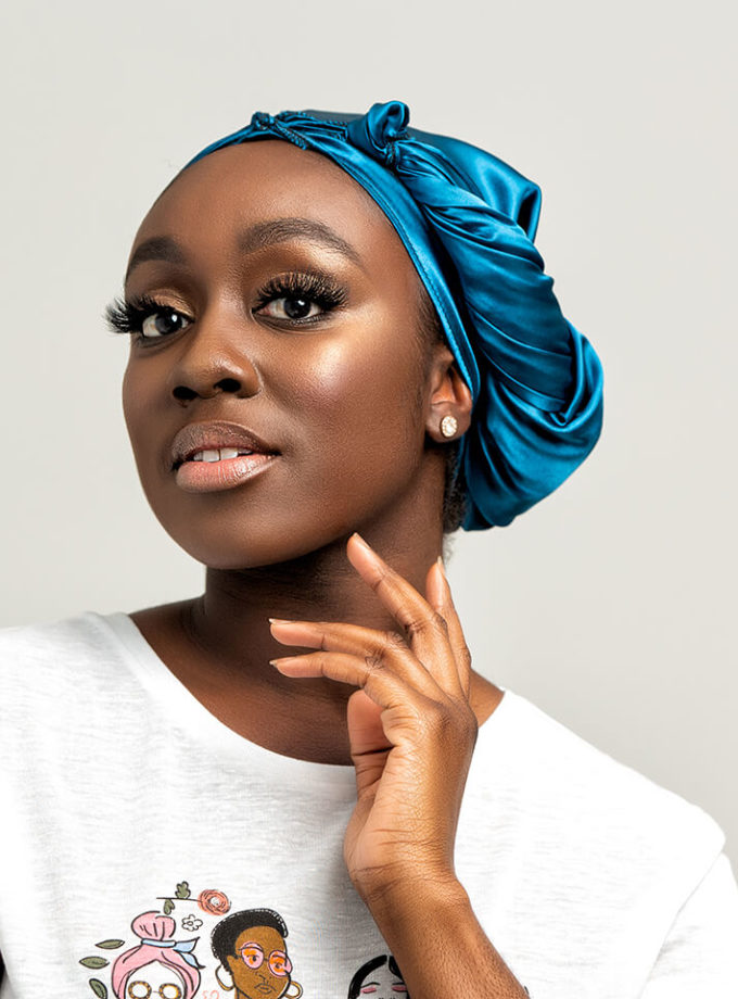 “Teal” Anytime Satin Wrap